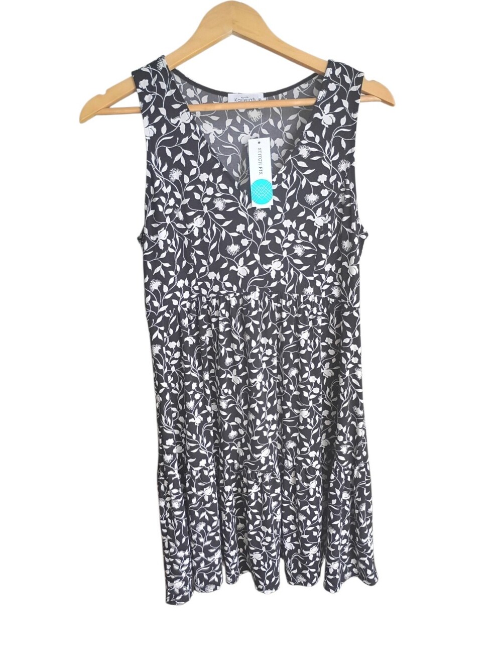 Kaileigh Marion Knit Tiered Dress Size Medium NWT